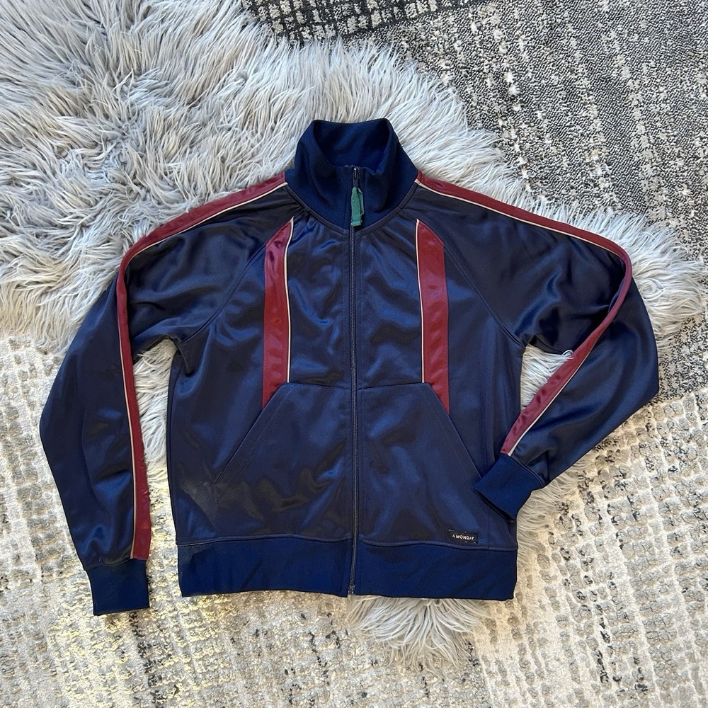 A Monday In Copenhagen Estate Blue Jack Zipper Track Jacket‎ Size 12Y NWT $77